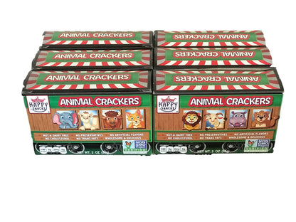Happy Snacks Non-GMO Project Verified Animal Crackers, Vanilla, 2 Ounce (Pack of 48)