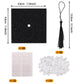 YCTHUNFISH Graduation Cupcake Toppers 48 PCS Paper Black Class of 2024 Decorations