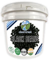 Black Beans | 25 LBS | Emergency Food Storage Bucket | Non-GMO | Vegan | Bulk