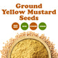 Food To Live Ground Yellow Mustard Seeds, 1 Pound - All-Natural, Vegan Spice For Flavorful Cooking And Seasoning, Non-Gmo, Koshe