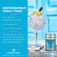 Fever-Tree Mediterranean Tonic Water - Premium Mixer - Naturally Sourced - 5.07 Fl Oz Cans - Pack of 24