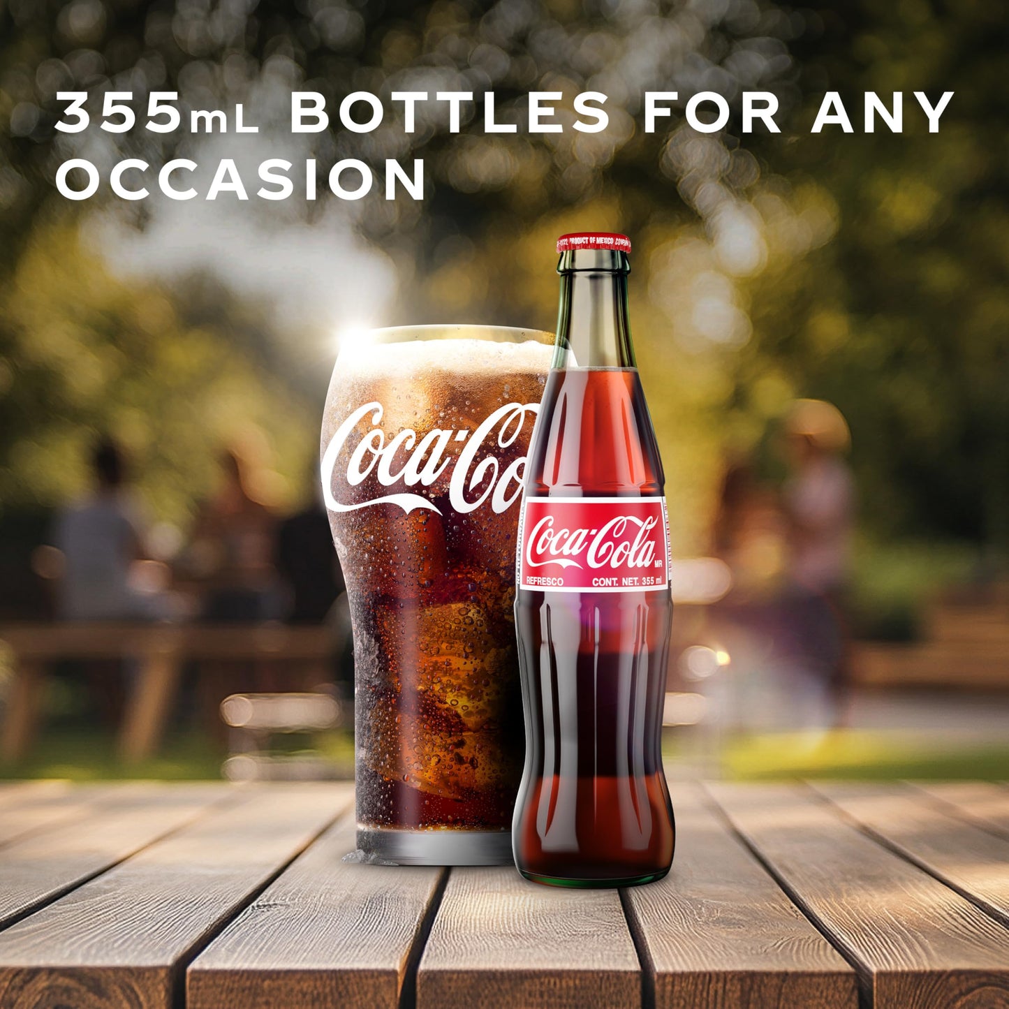 Coke de Mexico Glass Bottles  12 Fl Oz (Pack of 4)