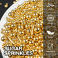 Joyvitas Gold Pearl Rods Sprinkles, Edible Dessert Decorations, 150g, Perfect for Cakes, Donuts, Cupcakes, Holiday and Party Supplies