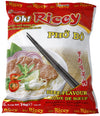 Oh! Ricey Instant Rice Noodle Pho Bo Soup (Beef Flavor) - 2.5oz (Case of 24)