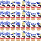 32Pcs Graduation Cupcake Toppers 2025 Blue And Silver, Class Of 2025 Cupcake Toppers Graduation 2025 Food Picks For 2025 Party C