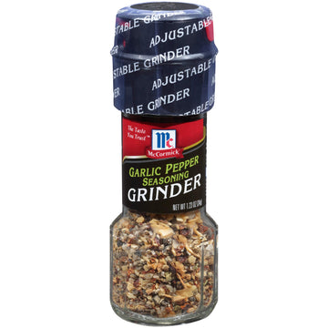 Mccormick Garlic Pepper Seasoning Grinder, 1.23 Oz(3Pack)
