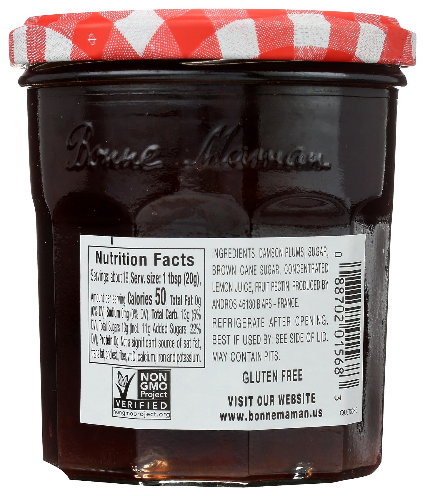 Bonne Maman Holiday Variety Pack - Cranberry-Cherry, Plum, Redcurrant Jelly - 13 oz - Pack of 3
