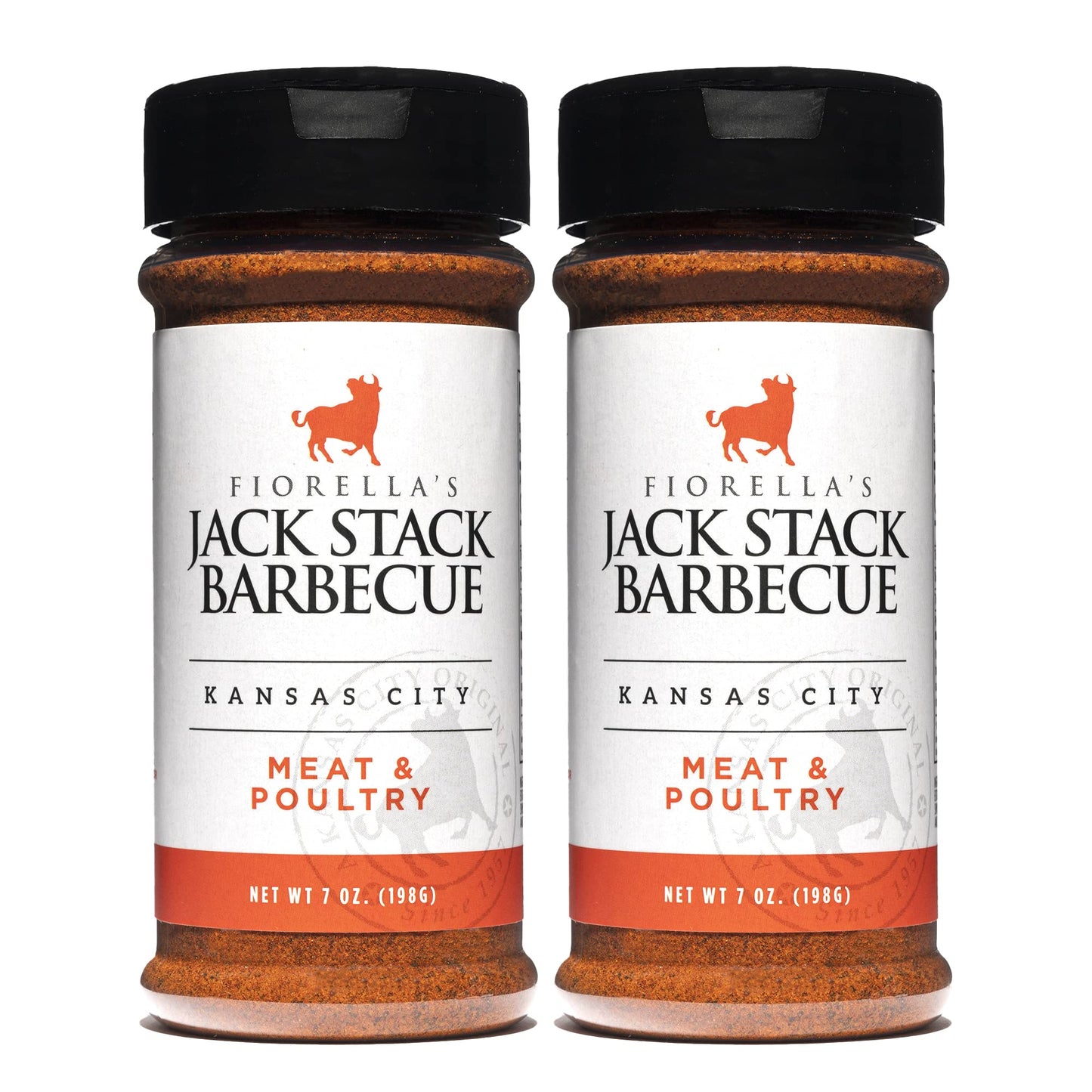 Fiorellas Jack Stack Barbecue Meat & Poultry Rub - 7oz Pack of 2 - Plastic