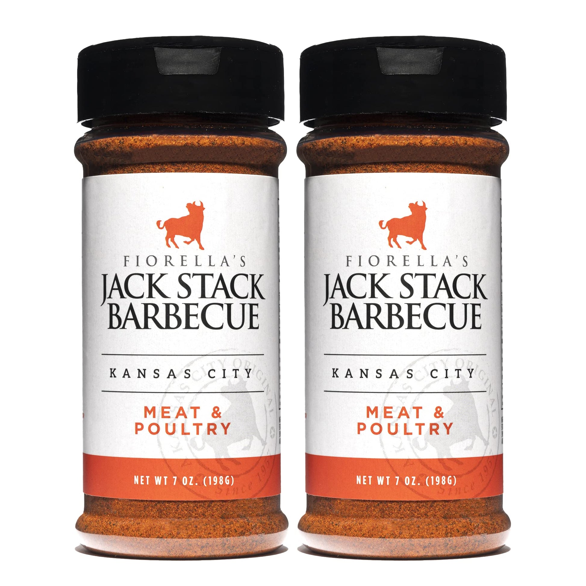 Fiorellas Jack Stack Barbecue Meat & Poultry Rub - 7oz Pack of 2 - Plastic