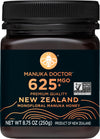 Manuka Doctor Manuka Honey MGO 625+ Raw Non-GMO 8.75 oz Monofloral Honey, 100% Pure New Zealand Honey, Model MD348US