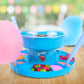 Nostalgia Kool-Aid Flossing Party Kit (3-Pack) | Blue Raspberry, Strawberry, Tropical Punch | 3 16Oz Bottles Of Cotton Candy Sug