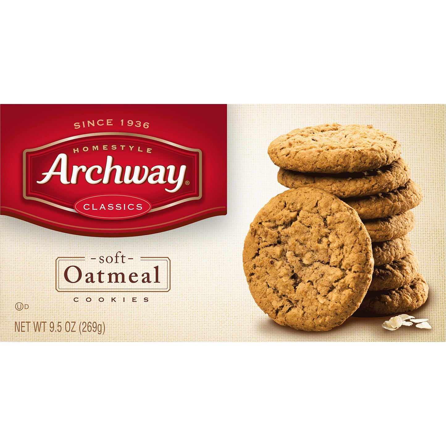 Archway Cookies, Classic Soft Oatmeal Cookies, 9.5 Oz