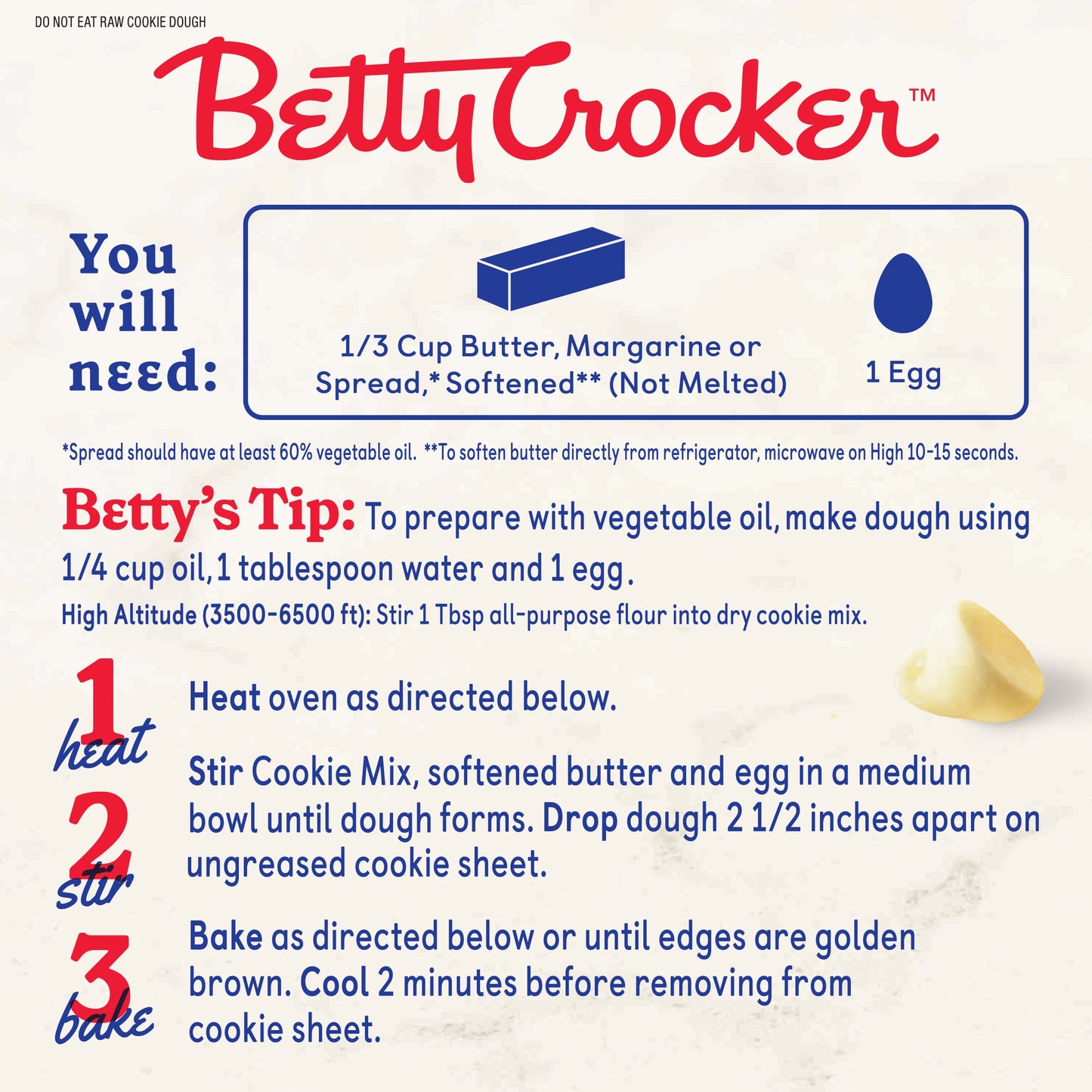 Betty Crocker Cookie Mix White Chip Macadamia Nut, 14 Oz (Pack of 6)