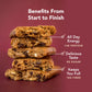 ALOHA Organic Plant Based Protein Bars, Oatmeal Chocolate Chip, Vegan, Gluten-Free, Low Sugar, 1.9oz, 12 Count