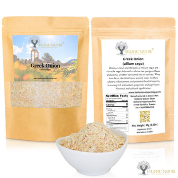 Greek Onion Dried Flakes Premium Quality- From Mount Olympus Handpicked And Air-Dried In Doypack With Ziplock For Awesome Freshn