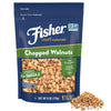 Fisher Chefs Naturals Chopped Walnuts, 6 Ounces, California Grown Walnuts, Unsalted, Naturally Gluten Free, No Preservatives, N
