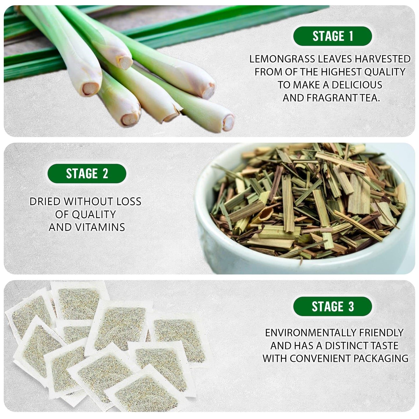 TeaDreamTea Lemongrass Tea Bags - Caffeine Free Herbal Tea - 200 Count Bulk - Enjoy Hot or Cold