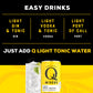 Q MIXERS Light Tonic Water, 7.5 Fl Oz (Pack of 24), Carbonated, Less Sweet, with Real Quinine & Organic Agave