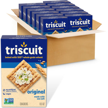 Triscuit Original Whole Grain Wheat Crackers, 12 - 8.5 Oz Boxes