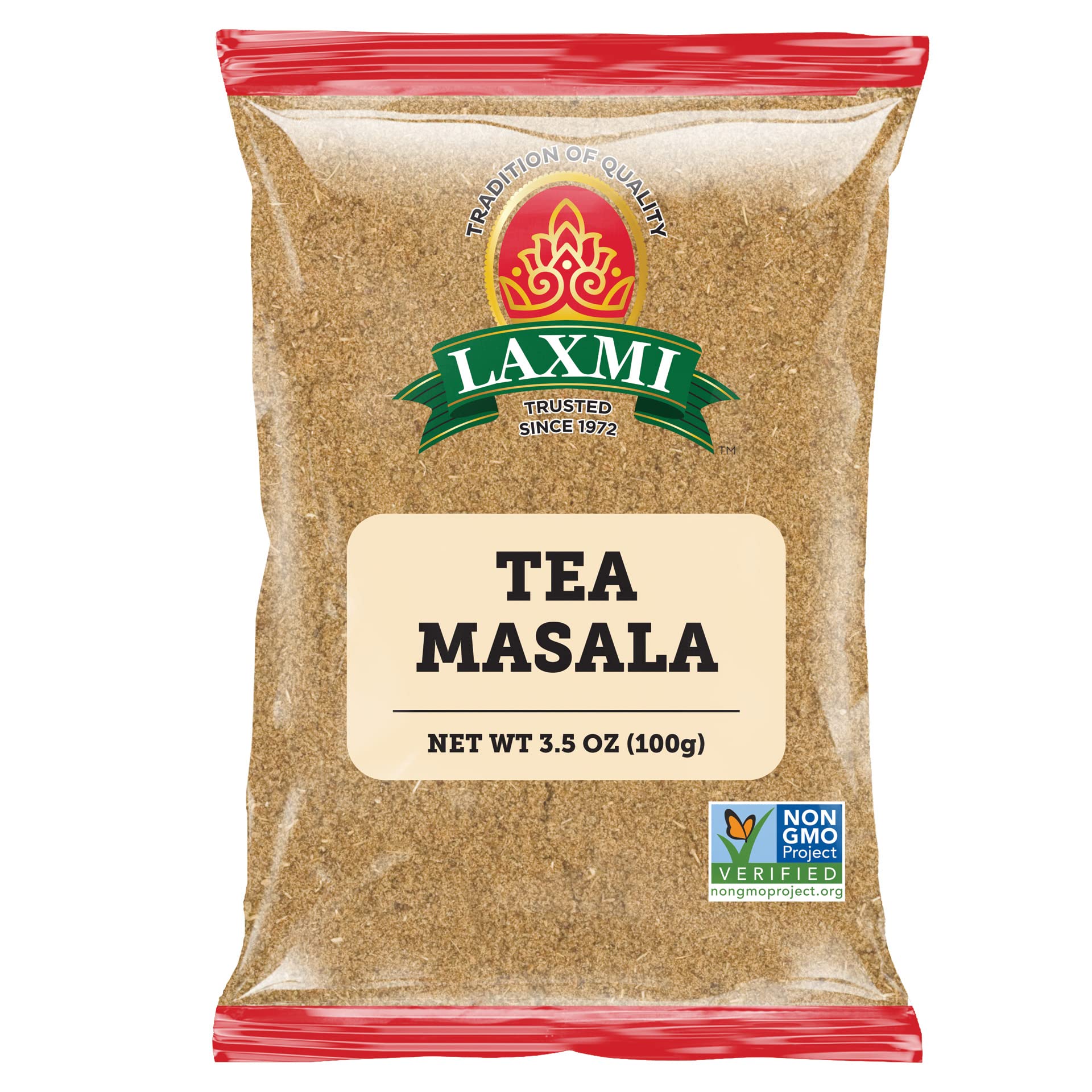 Laxmi Natural Tea Masala - Traditional Indian Tea Masala - 3.5Oz (100G)