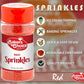 Bakers Choice Red Sprinkles For Baking - Jimmies Sprinkles For Ice Cream Toppings - Dairy Free, Kosher 2.8 Oz.
