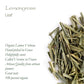 Valley of Tea Organic Lemongrass Herbal Tea - 7.05 Ounce - Lemony Sweetness - Dried Lemongrass from Asia
