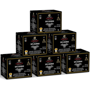 Caffè Garibaldi Colombian Coffee Pods, Medium Roast, 100% Arabica, 72 Count, Compatible with Keurig K-Cup Brewers