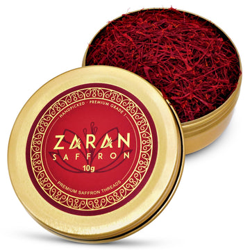 Zaran Saffron Superior Saffron Threads, Premium Spice for Culinary Uses, 10 Grams