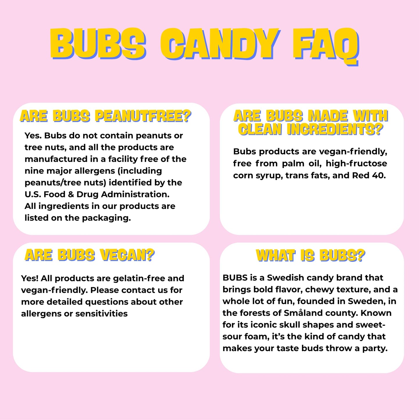 Bubs Banana Sweet Ovals. 1 POUND of Banana Toffee Caramel Soft & Chewy Swedish Candy  Marshmallow Gummy Hybrid. Vegan  Gluten and Gelatin Free Foam Godis. Packed and Imported From Sweden by Nrdiq Candy.