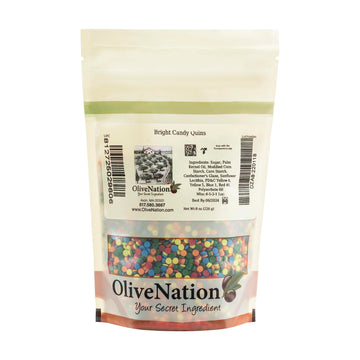 Pastel Quin Sprinkles, Olivenation Pastel Candy Quins, Multicolor Edible Confetti Topping & Decoration - 1 Pound