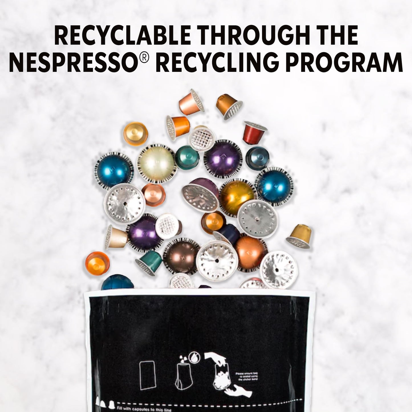 Starbucks By Nespresso Original Line, Decaf Espresso, Dark Roast, 50-Count Espresso Pods
