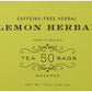 Harney & Sons Herbal Tea, Lemon, 50 Tea Bags