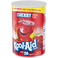 Kool-Aid Sugar-Sweetened Cherry Artificially Flavored Powdered Soft Drink Mix, 63 oz (Pack of 6)
