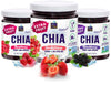World of Chia Variety Pack Extra Fruit Spread - Strawberry, Raspberry & Blackberry Chia Jam, All-Natural Super Food Fruit Preser