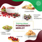 Pride Of India | Pack Of 6 - Pommberry Wine-Inspired Fruity Green Tea | 15 Pyramid Full Leaf Individually Wrapped Tea Bags | Tangy & Fruity Flavor | Vibrant & Uplifting Experience | Caffeine Free