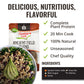 1 Pack X 14 Ounces Ancient Field Blend, Wild Rice Blend With Sprouted Crimson Lentils, White Sorghum Grain, Quinoa And Brown Rice, Non Gluten, Non-Gmo, Kosher And Vegan - Floating Leaf