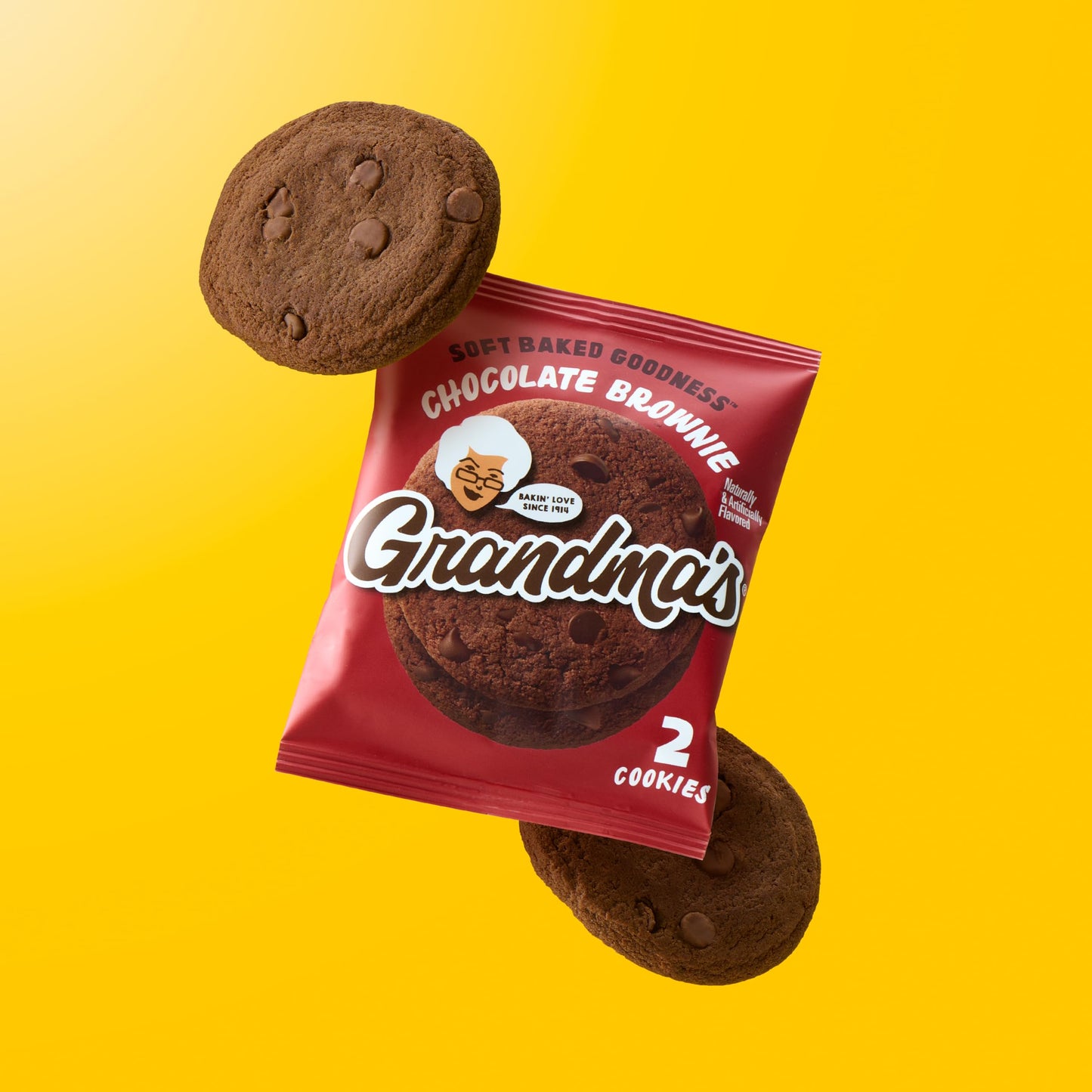 Grandma's Cookies Chocolate Brownie, 60 Count Pack - Delicious 2.5 Ounce Treats for Snack Lovers