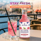 True Sea Moss Lemonade Variety Pack - 4 Flavors (Lemon  Mango  Berry  Pina Colada) - Mix of Classic & Electrolyte Formulas - 4 ? 12 fl oz - Made in USA