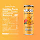 FRUGA Mango Prebiotic Sparkling Soda Drink | Low Calorie, 12 Fl Oz (Pack of 12)
