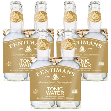 Fentimans Sparkling Tonic Water - Crafted Mixer with Quinine, All Natural, 6.7 Fl Oz (Pack of 12)