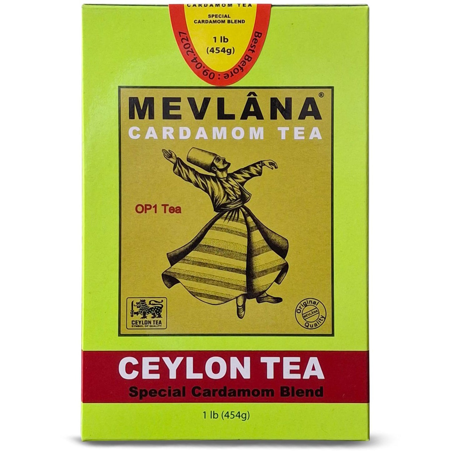 MEVLÂNA Pure Ceylon Tea - Premium Hand-Picked Black Tea with Rich Aroma, 16 Ounce Loose Leaf