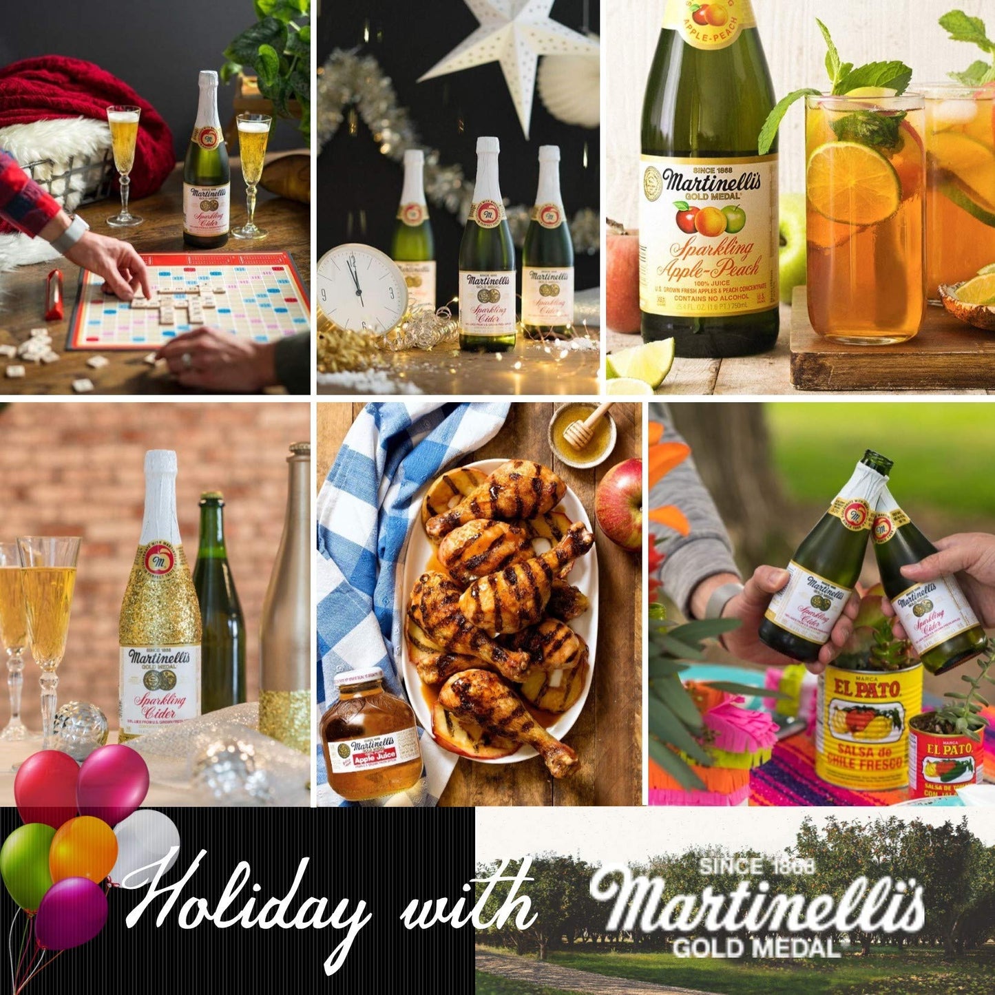 Martinellis Sparkling Cider Mini Bottles, 8.4 oz - 12 Pack - Non-  ic Apple Cider
