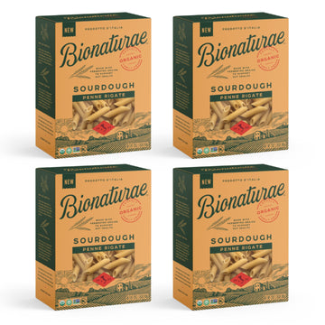 Bionaturae Organic Sourdough Penne Pasta - Dried Pasta Noodles, 12 Ounce (Pack of 4)