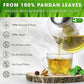 FRESHDRINKUS Premium Pandan Leaf Herbal Tea Bags, 100% Natural, Caffeine-Free, 30 Bags