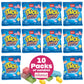 Douzzle Stack 'N Snack Candy Blocks, Edible Building Bricks Blox (10 Count, Pack Of 1) Individually Wrapped Candies, Birthday Pa