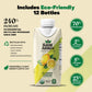 Saint James Iced Tea - Organic Black Tea - Non-GMO, Gluten Free, Zero Calorie, Zero Sugar - Classic Lemon, 12 Pack (16 fl oz eac