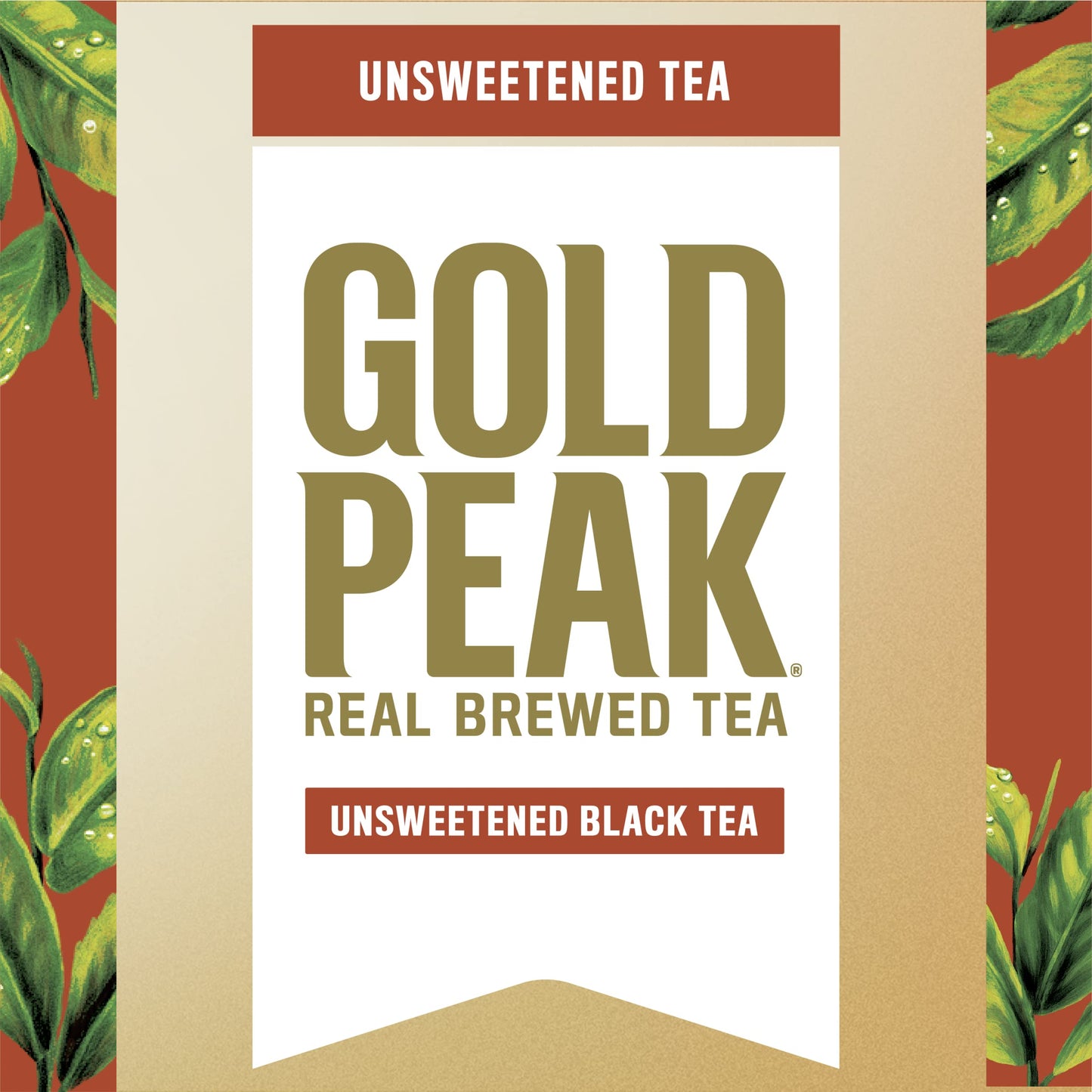 Gold Peak Tea, Unsweet Tea, 16.9 Fl Oz, 6 Pack