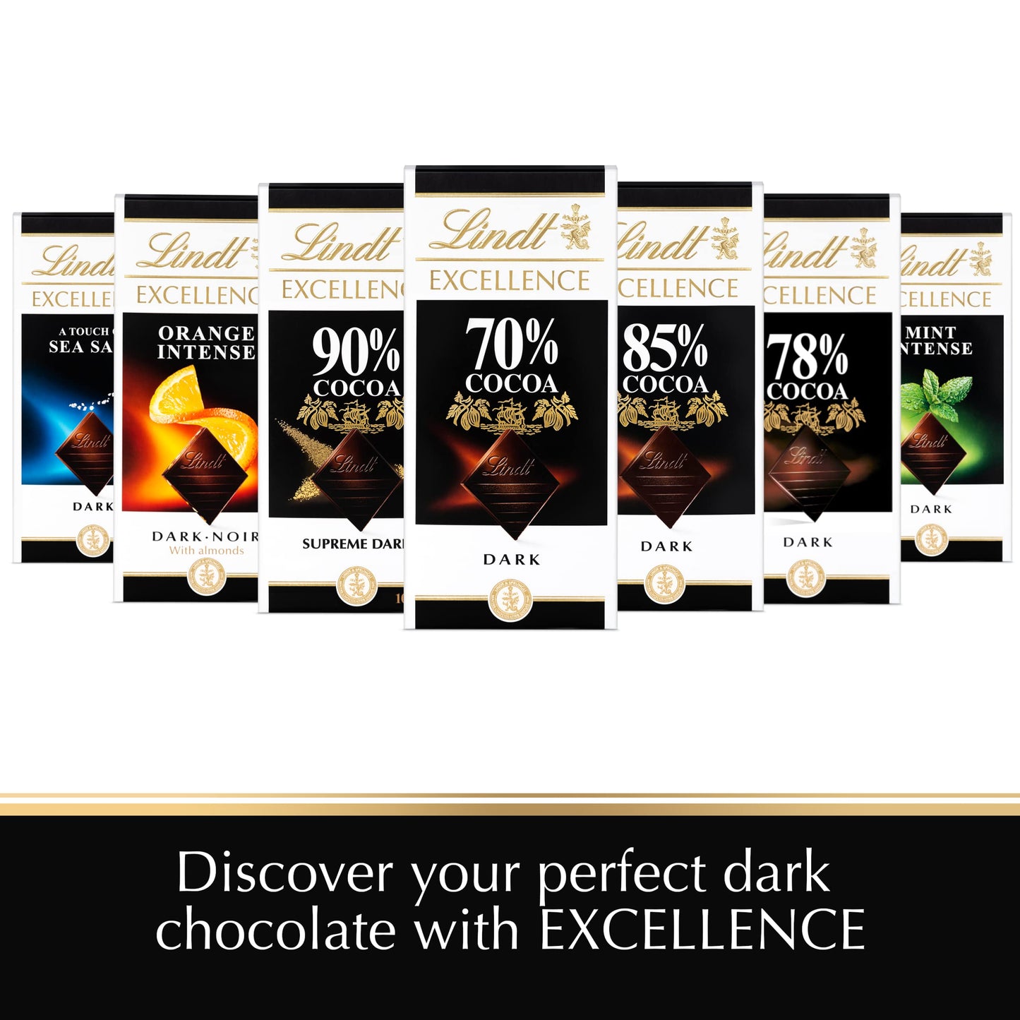 Lindt Excell 70 Percent Dark, 100 G