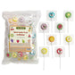 4E'S Novelty Fruit Lollipops - 1.1 Lb Hard Candy Assortment, Approx 84Pcs Lollipops Individually Wrapped For Candy Buffet, Kids