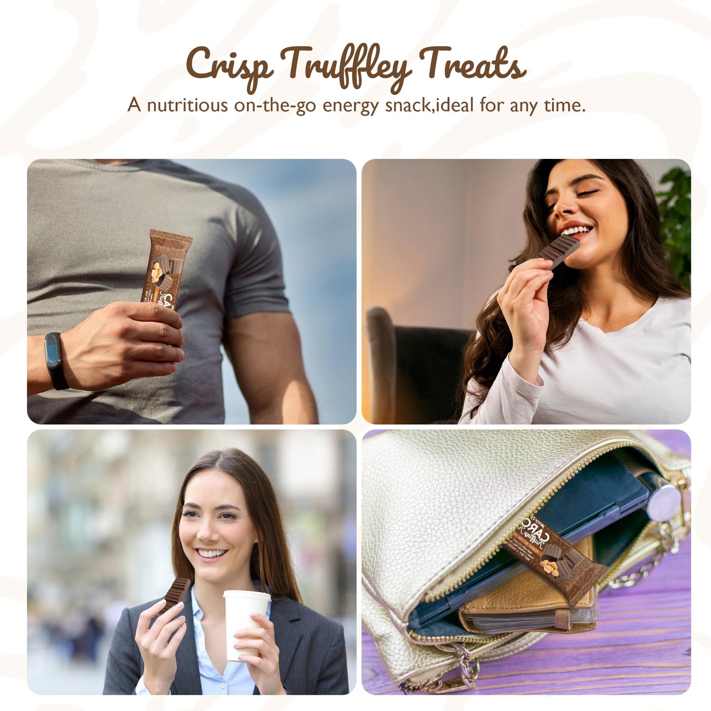 Missy Js Organic Carob Peanut Butter  , Vegan, Gluten-Free, 3 Pack, 1.38 Oz